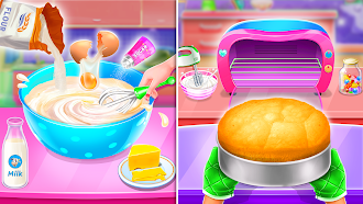 Game screenshot Sweet Bakery: Baking Cake Game apk download
