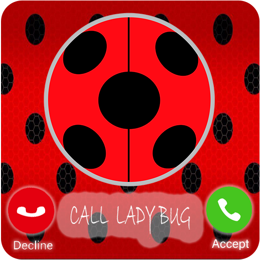 Fake call Video with Lady Bug