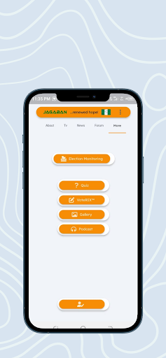 Android application JagabanGOLD screenshort