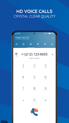 Android application Rivalzz-Text & Call 2nd Number screenshort