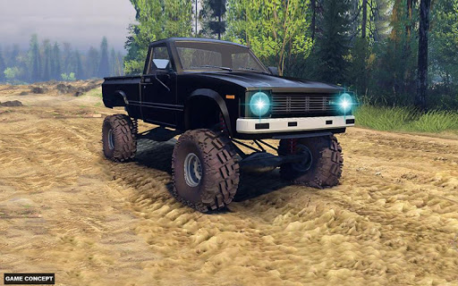 Android application 4x4 Crazy Off Road Stunt Drive screenshort