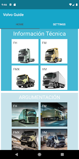 Android application Volvo Guide screenshort
