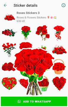 Roses Stickers for WhatsAppのおすすめ画像3