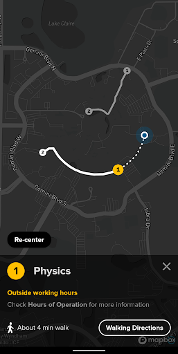 COAST Shuttles Screen 2