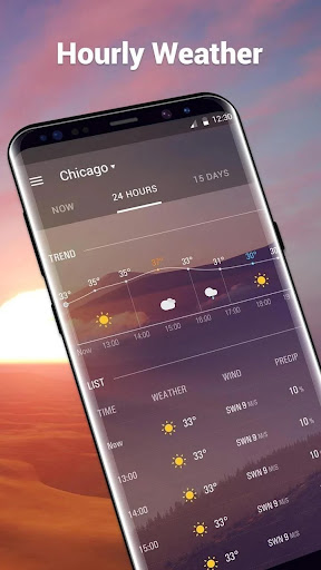 Screenshot of Amber Weather Elite
