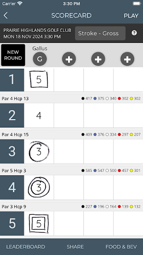 Prairie Highlands Golf Club Screenshot