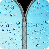 water fake zipper lock icon