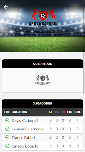 Torneos Arrancatoco Screen 2