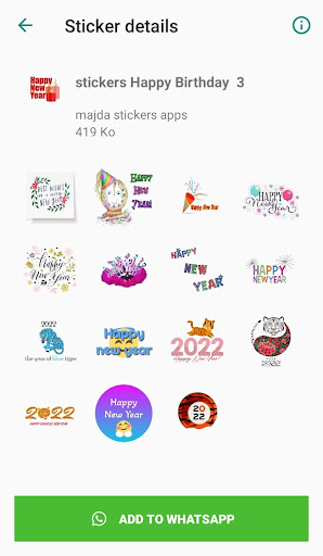 Happy new year sticker- wAStickerApps