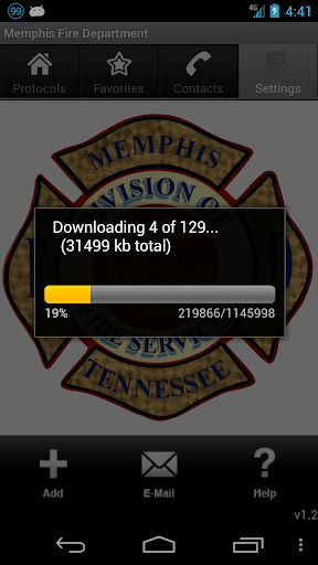 Android application Memphis Fire Department screenshort