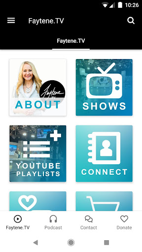 Android application Faytene.TV screenshort