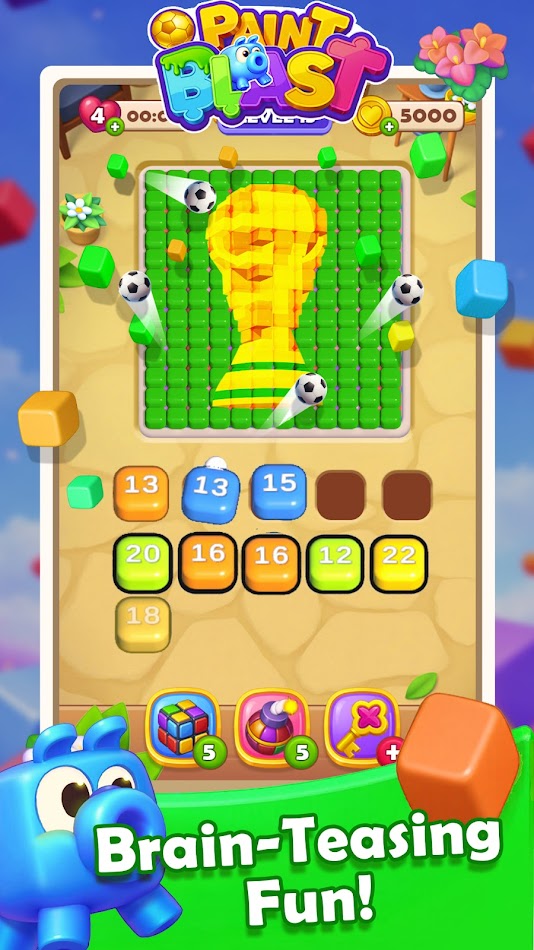 #4. Paint Blast (Android) Με: Joy Game Technology Co., Ltd.