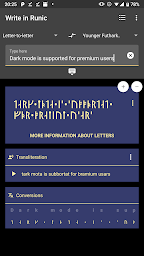 Write in Runic