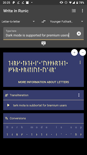 Write in Runic (Runes writer) screenshot