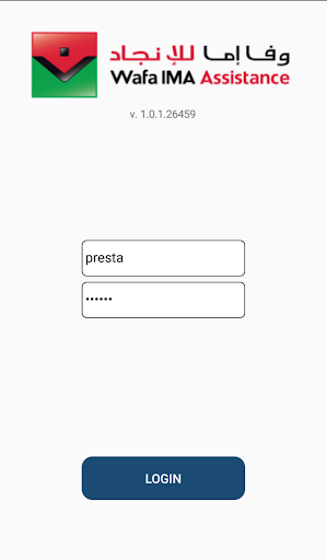 Android application WIA PRESTA screenshort