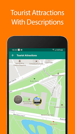 Android application Mexico city Offline Map and Tr screenshort