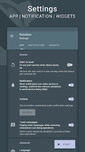 Rotation | Orientation Manager Screenshot