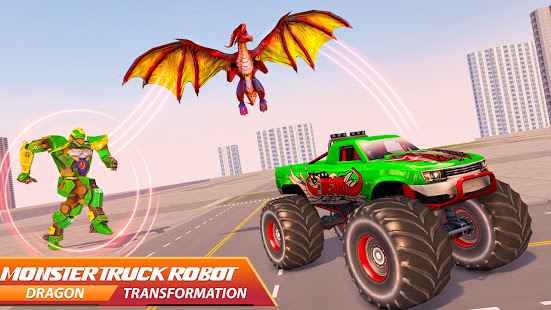 Monster Truck Robot Car Game 1.4.0 APK screenshots 5