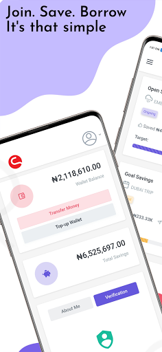 Android application Creditshore screenshort