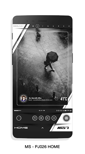 MS - PJ026 Theme for KLWP Screenshot 2 - AppWisp.com