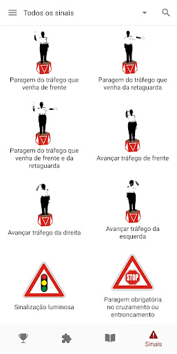 Placas de Trânsito: Quiz Screen 2