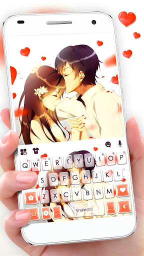 Android application Forehead Kiss Keyboard Theme screenshort