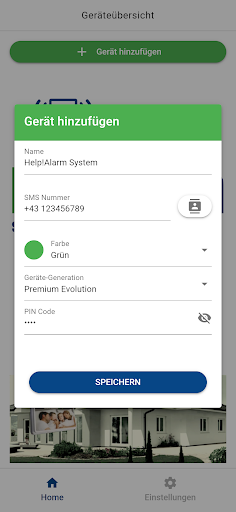 HelpAlarm Screen 2