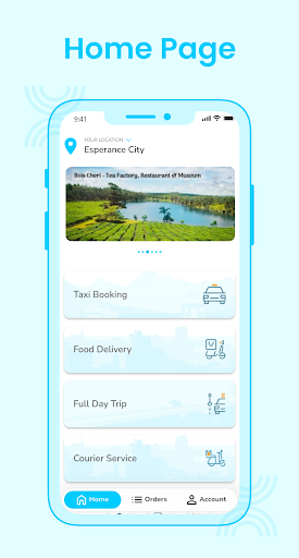 Android application Yugo - Taxi & Food Mauritius screenshort