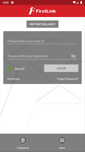 FirstLink Mobile Banking Screen 2