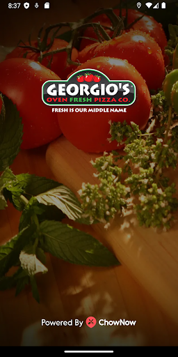 Android application Georgio's Oven Fresh Pizza screenshort