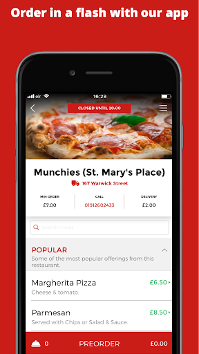Android application Munchies App screenshort
