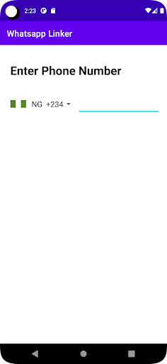 Android application Whatsapp Linker screenshort
