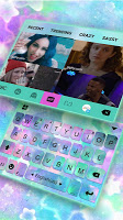 screenshot of Pastel Galaxy Colors Keyboard Theme