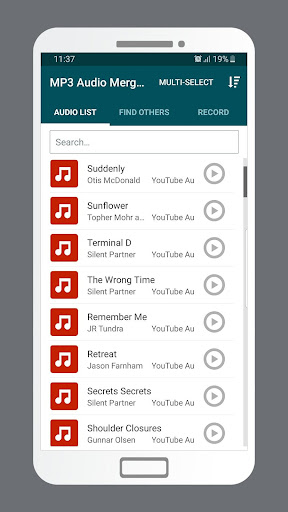 Screenshot of MP3 Audio Merger and Joiner