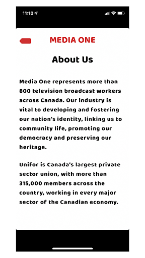 Unifor Local Media One Screen 3