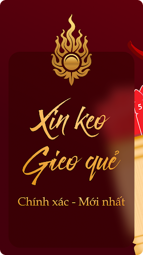 Android application Gieo quẻ - Xin xăm - Xin keo screenshort