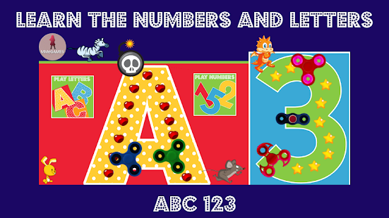 Learn the numbers and letters Screenshot