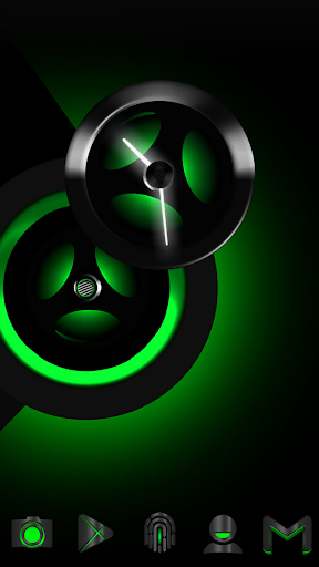 AkilaGreen Next launcher theme Screenshot 2 - AppWisp.com