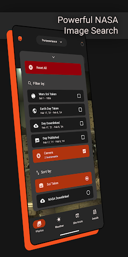 Screenshot of Mars Feed