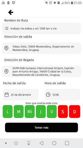 HaciendoDedo conductor Screen 3