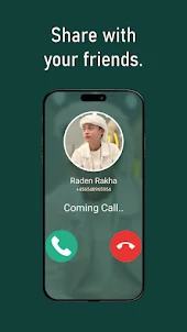 Raden Rakha video call fake
