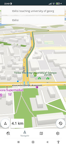 Georgia Offline Map Screen 2
