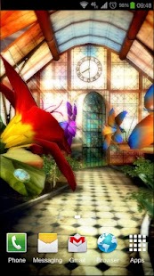 Screenshot ng Magic Greenhouse 3D Pro lwp