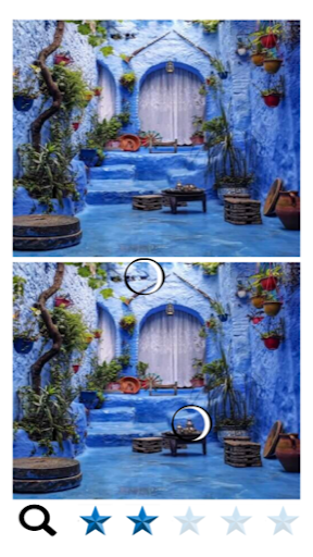 Spot a Difference Blue Screen 2