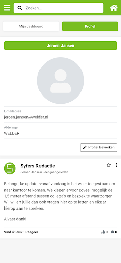 MySyfers Screen 3