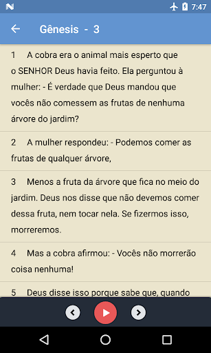 Bíblia em áudio Screen 3