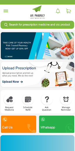 Android application AIR PHARMACY screenshort