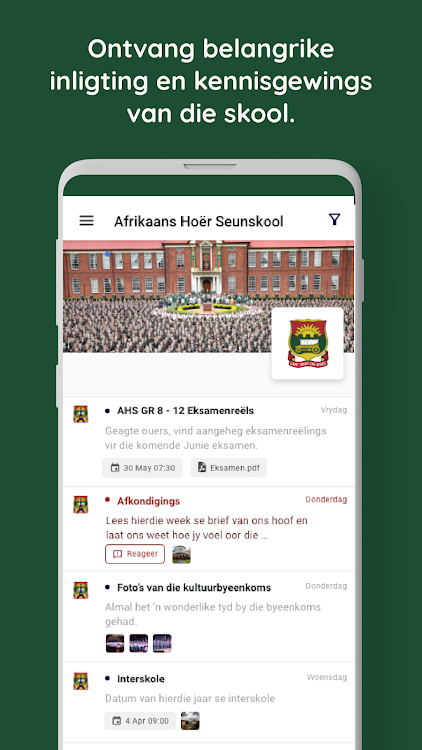 Afrikaanse Hoër Seunskool - 100.8.3 - (Android)
