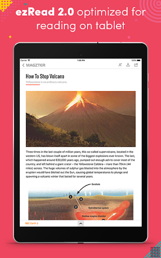 Screenshot of BBC Earth Magazine