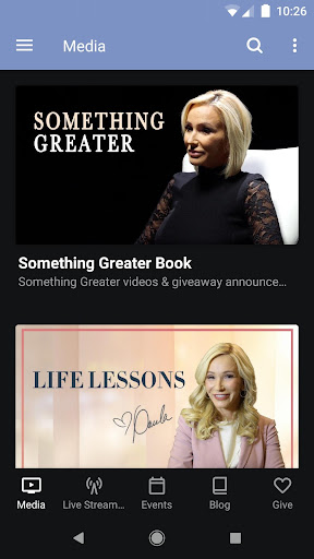 Android application Paula White Ministries Media screenshort